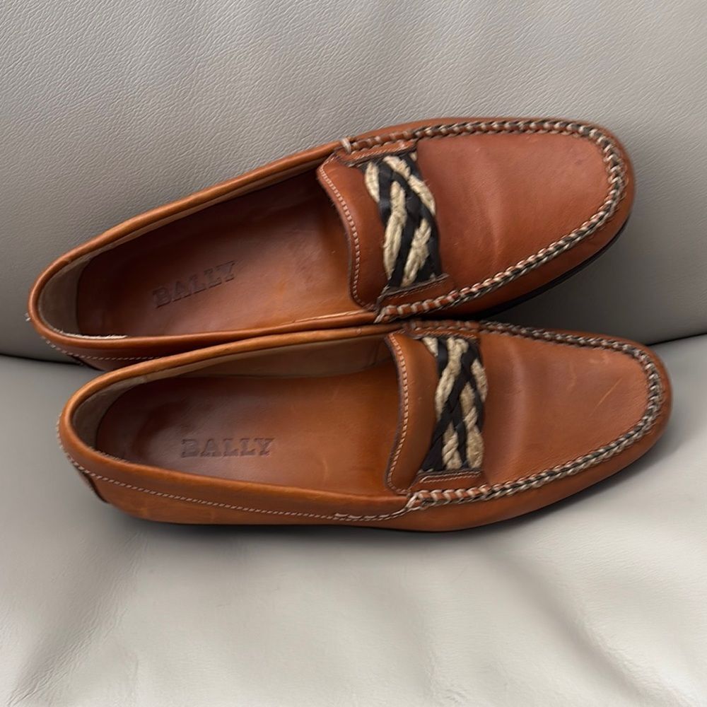 Bally Men's Brown Loafers sz 7